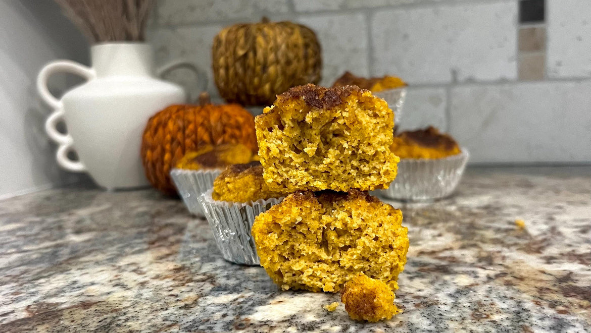 Keto/GF Cinnamon “Sugar” Muffins