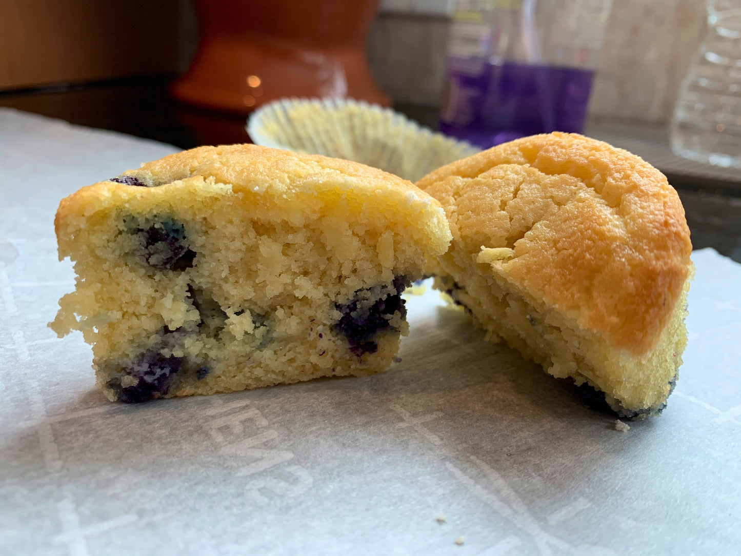 3g net carb Keto/GF blueberry muffins