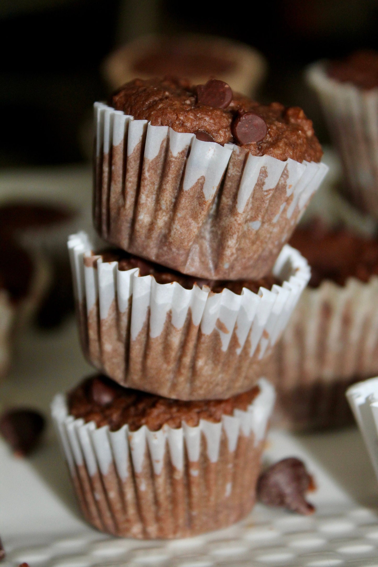2.2g net carb Double Chocolate Chip muffins