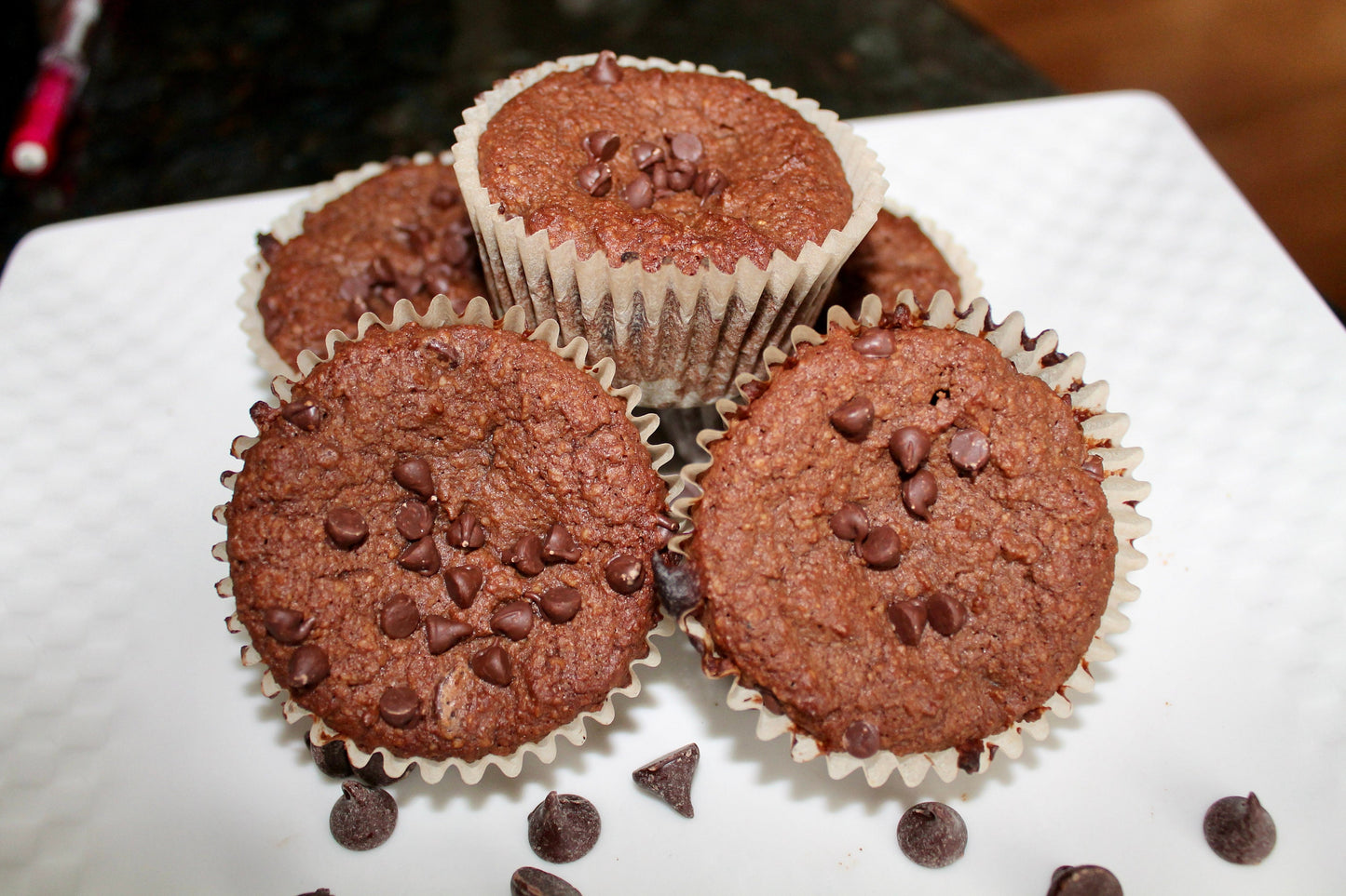 2.2g net carb Double Chocolate Chip muffins