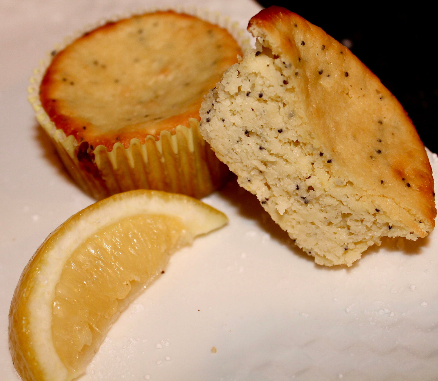 2G Net Carb Lemon Poppy Seed Muffins
