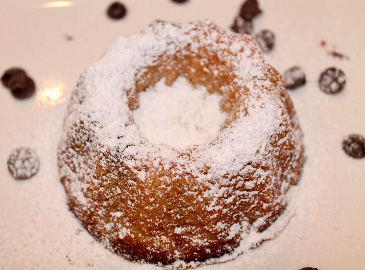 2g net KETO/GF Chocolate Chip Bundt Cakes