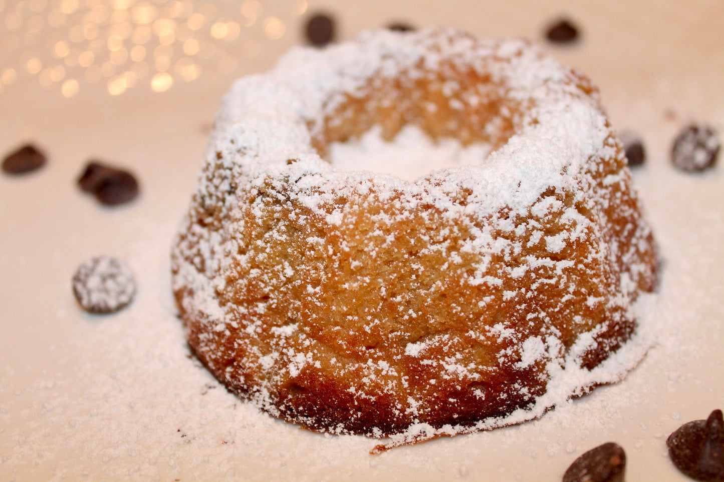 2g net KETO/GF Chocolate Chip Bundt Cakes