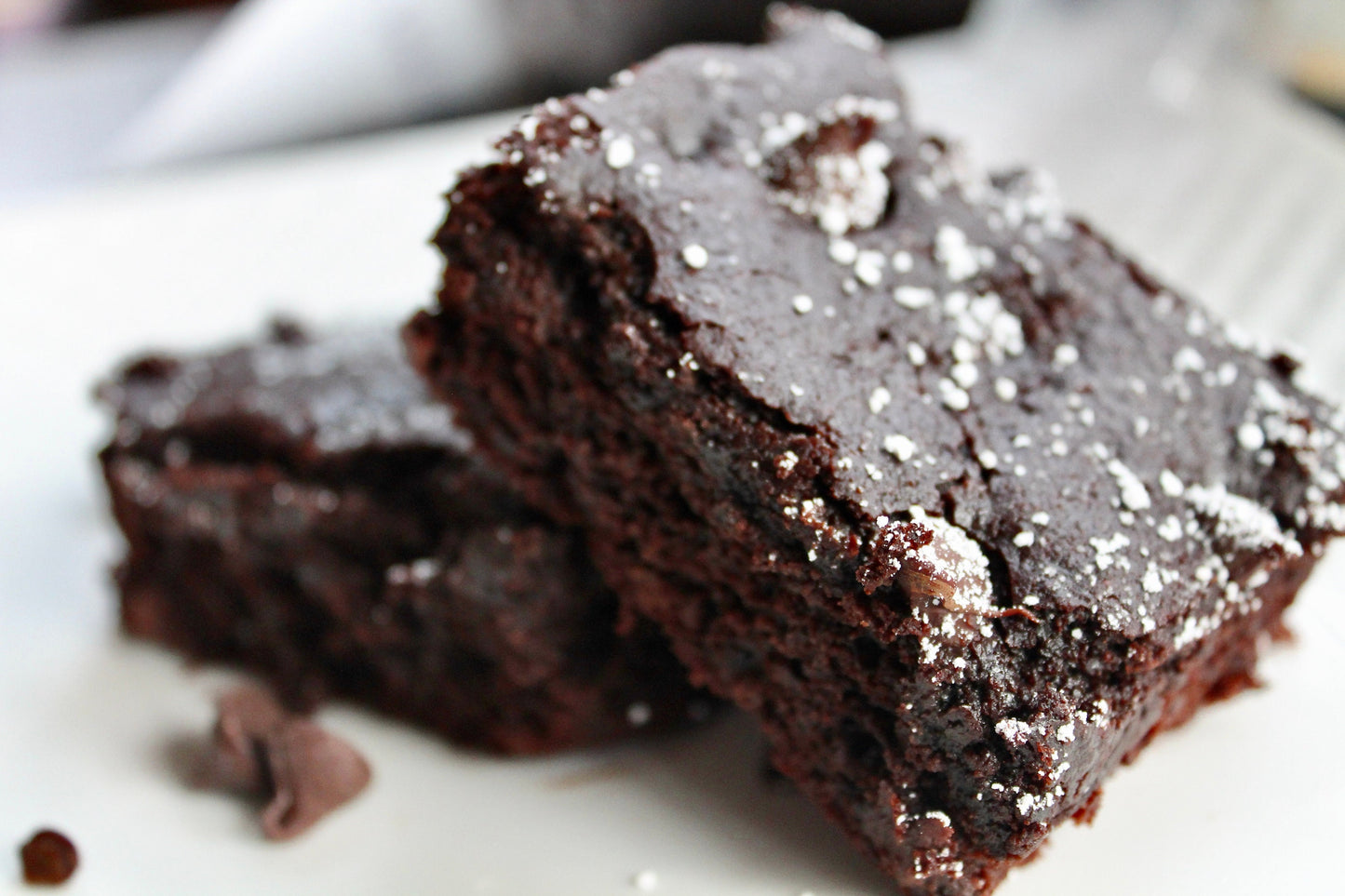 LOW FAT Fudge Brownies