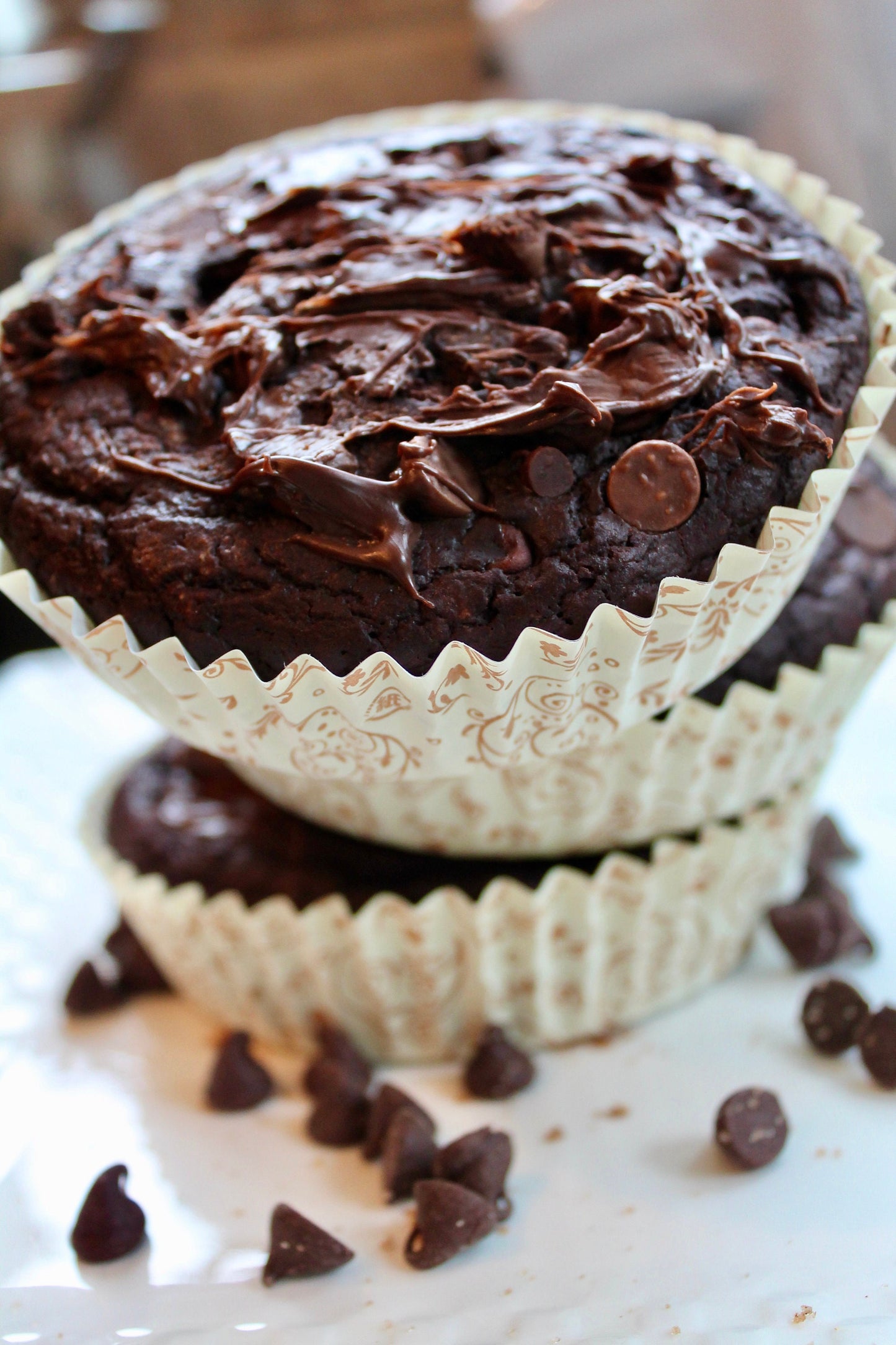 FAT FREE Chocolate Muffins
