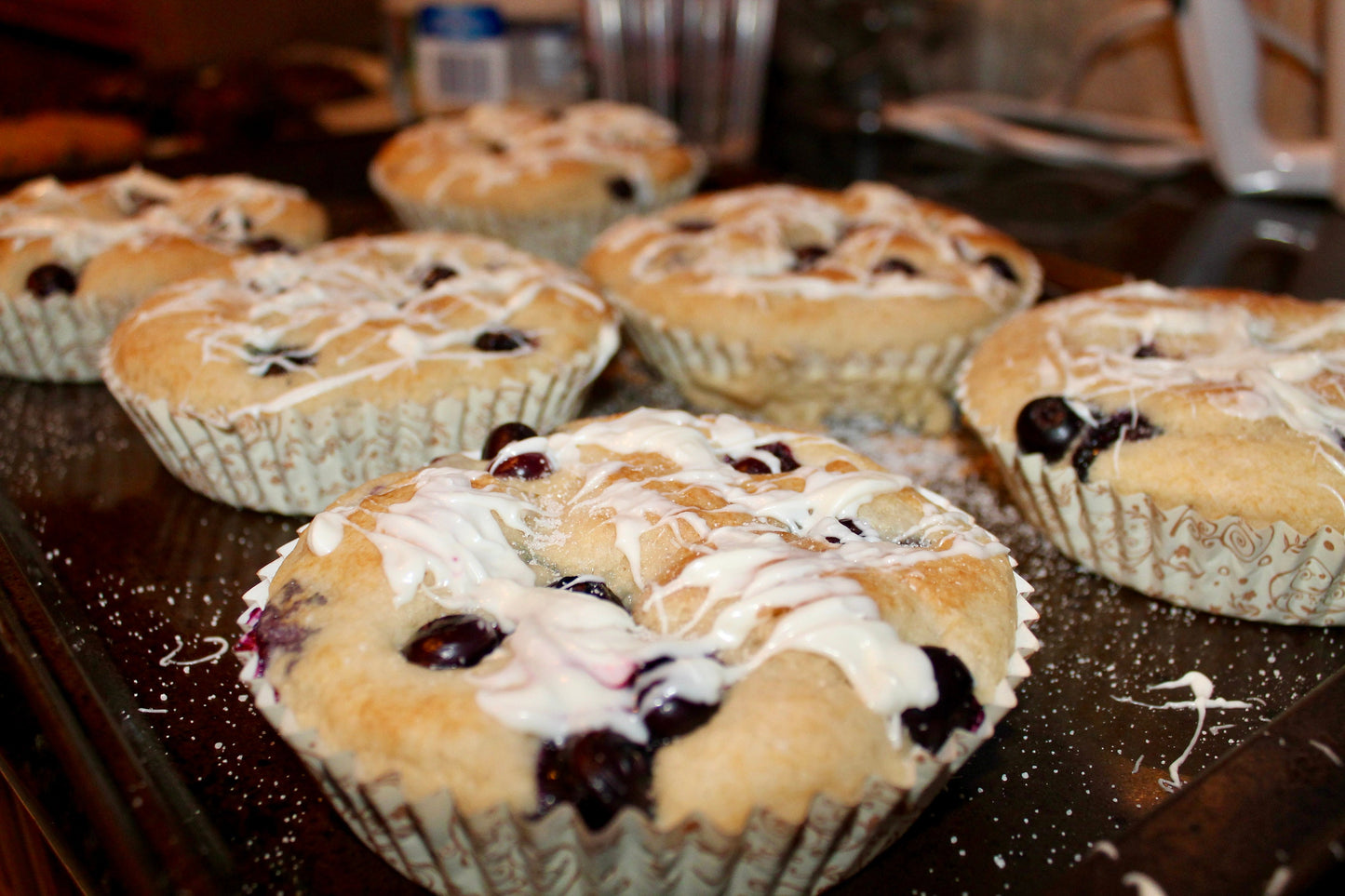 FAT FREE Blueberry muffins