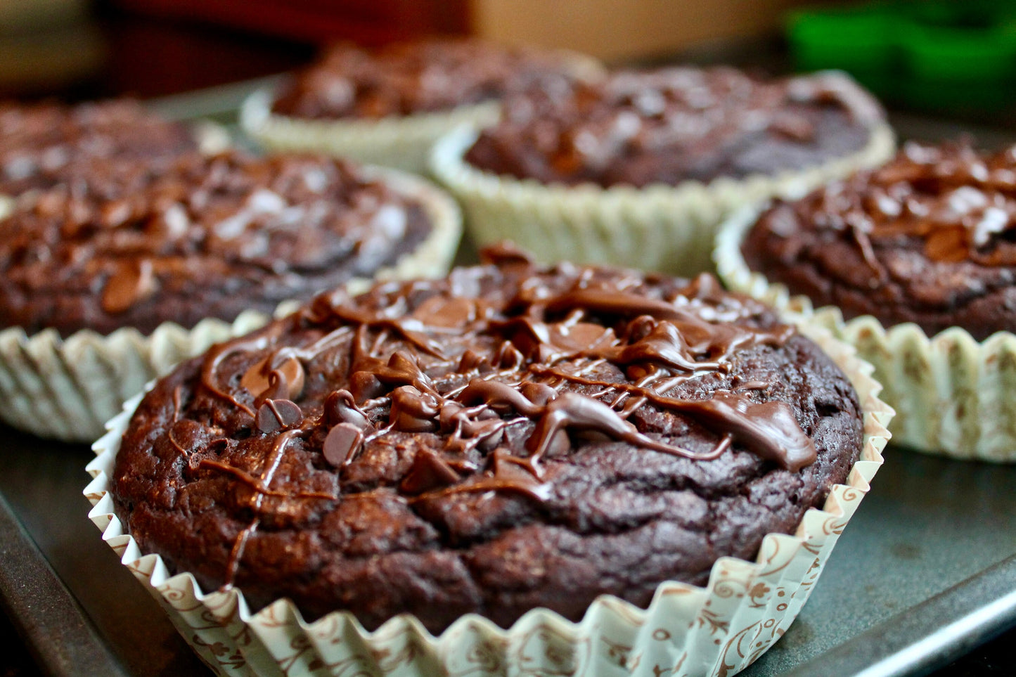 FAT FREE Chocolate Muffins