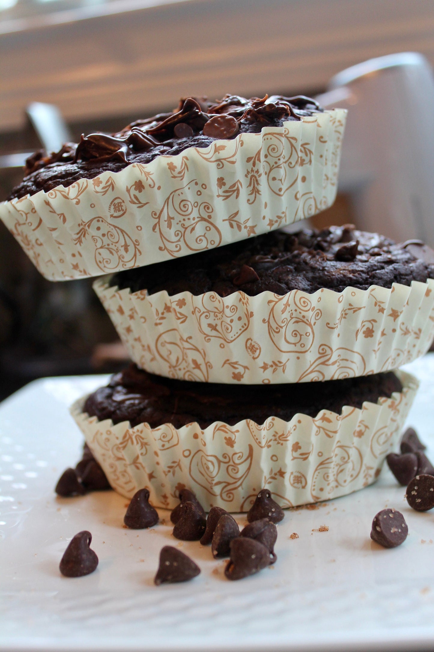 FAT FREE Chocolate Muffins