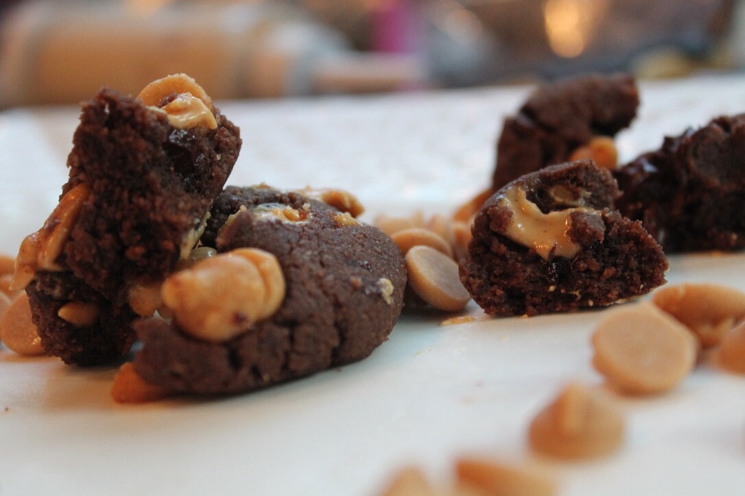 Keto/GF PB Fudge cookies