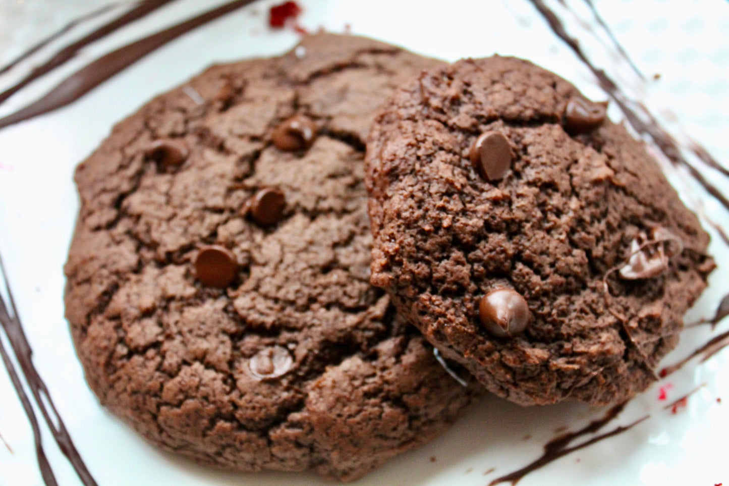 LOW FAT Chocolate “Cloud” Cookies