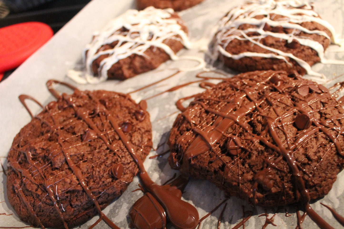 LOW FAT Chocolate “Cloud” Cookies