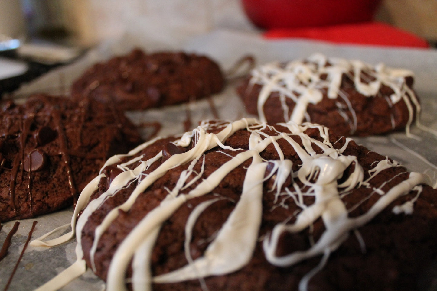 LOW FAT Chocolate “Cloud” Cookies