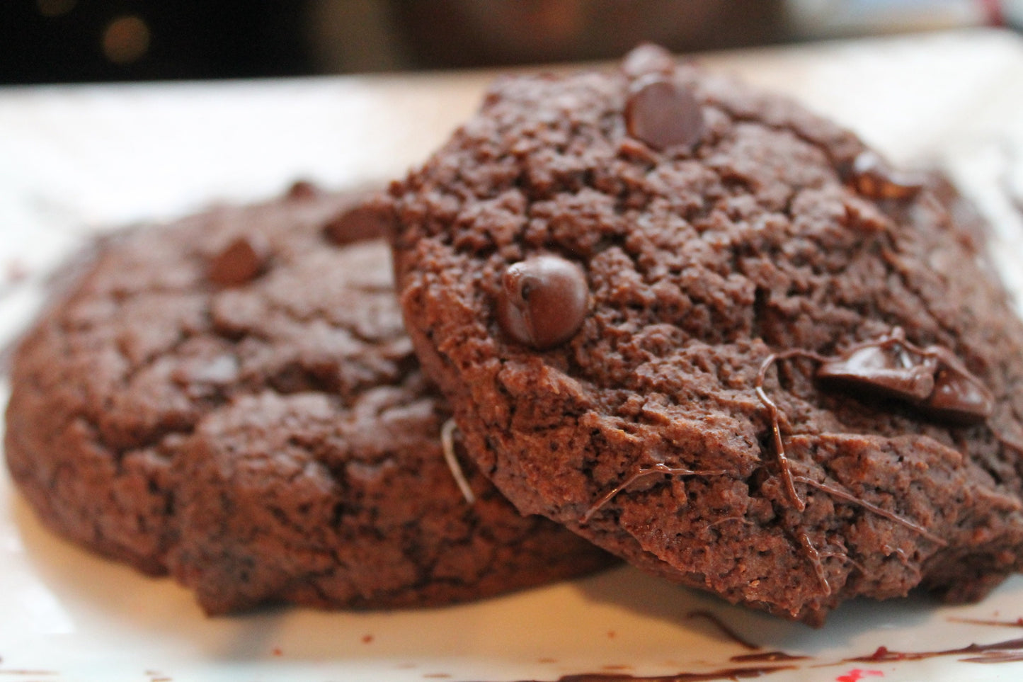 LOW FAT Chocolate “Cloud” Cookies