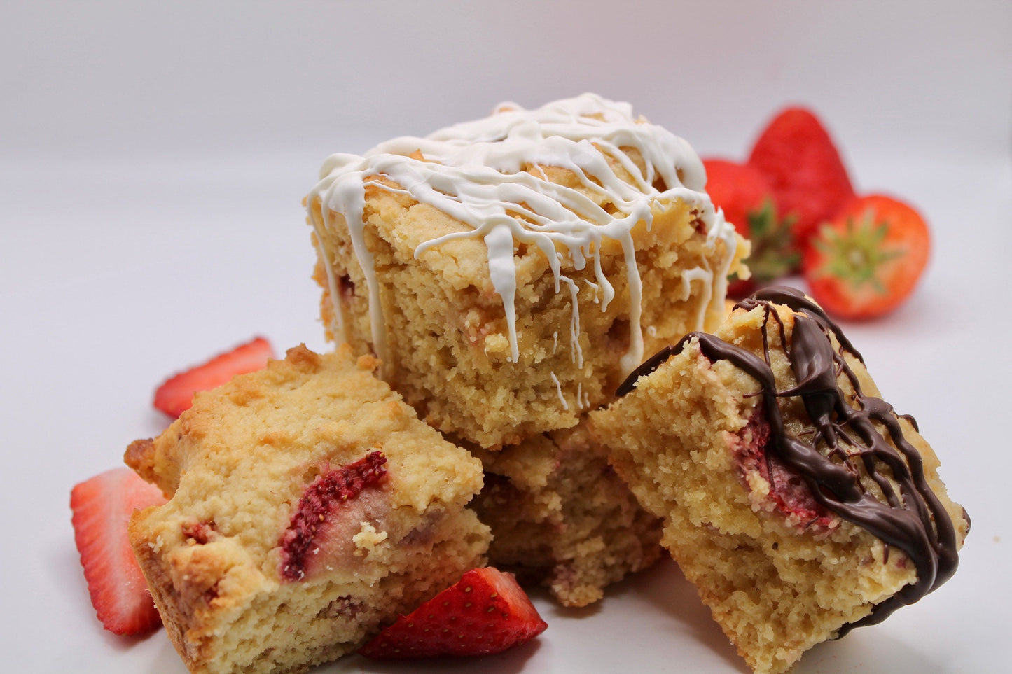 Keto/GF Strawberry Shortcake Bars