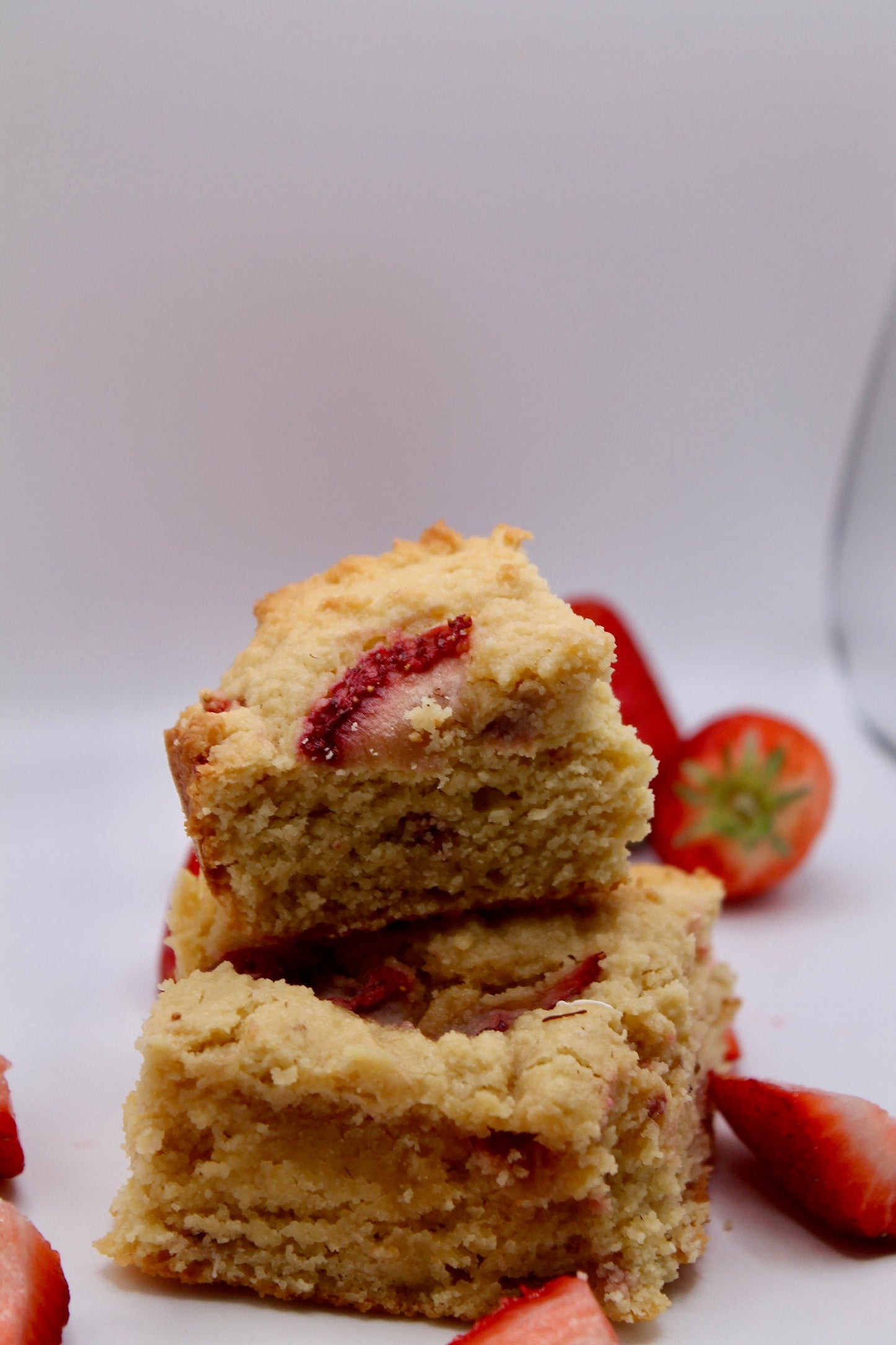Keto/GF Strawberry Shortcake Bars