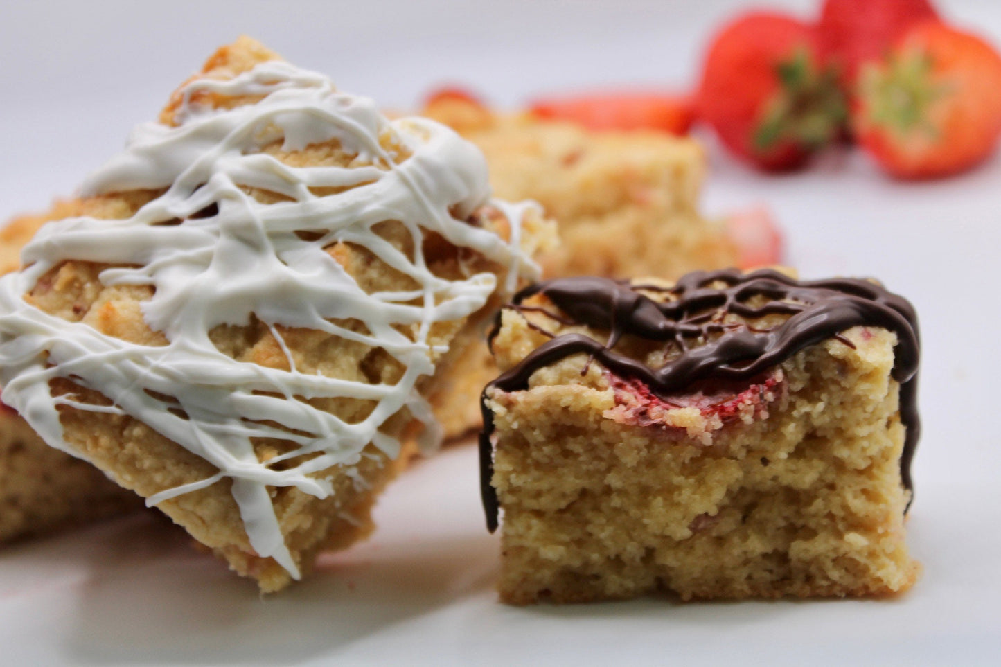 Keto/GF Strawberry Shortcake Bars