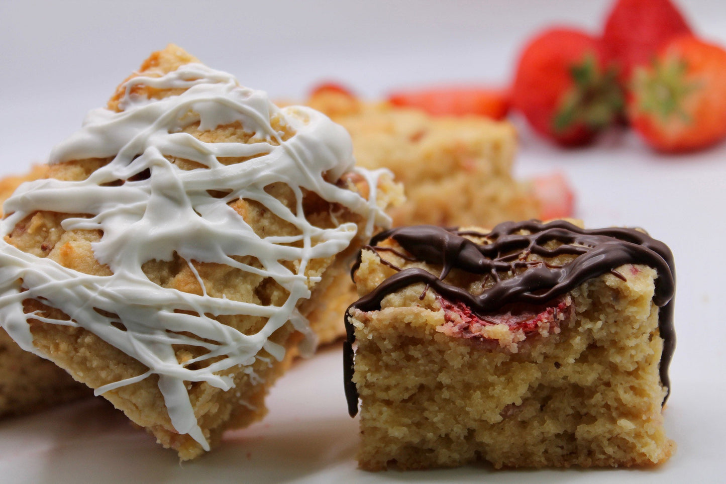 Keto/GF Strawberry Shortcake Bars
