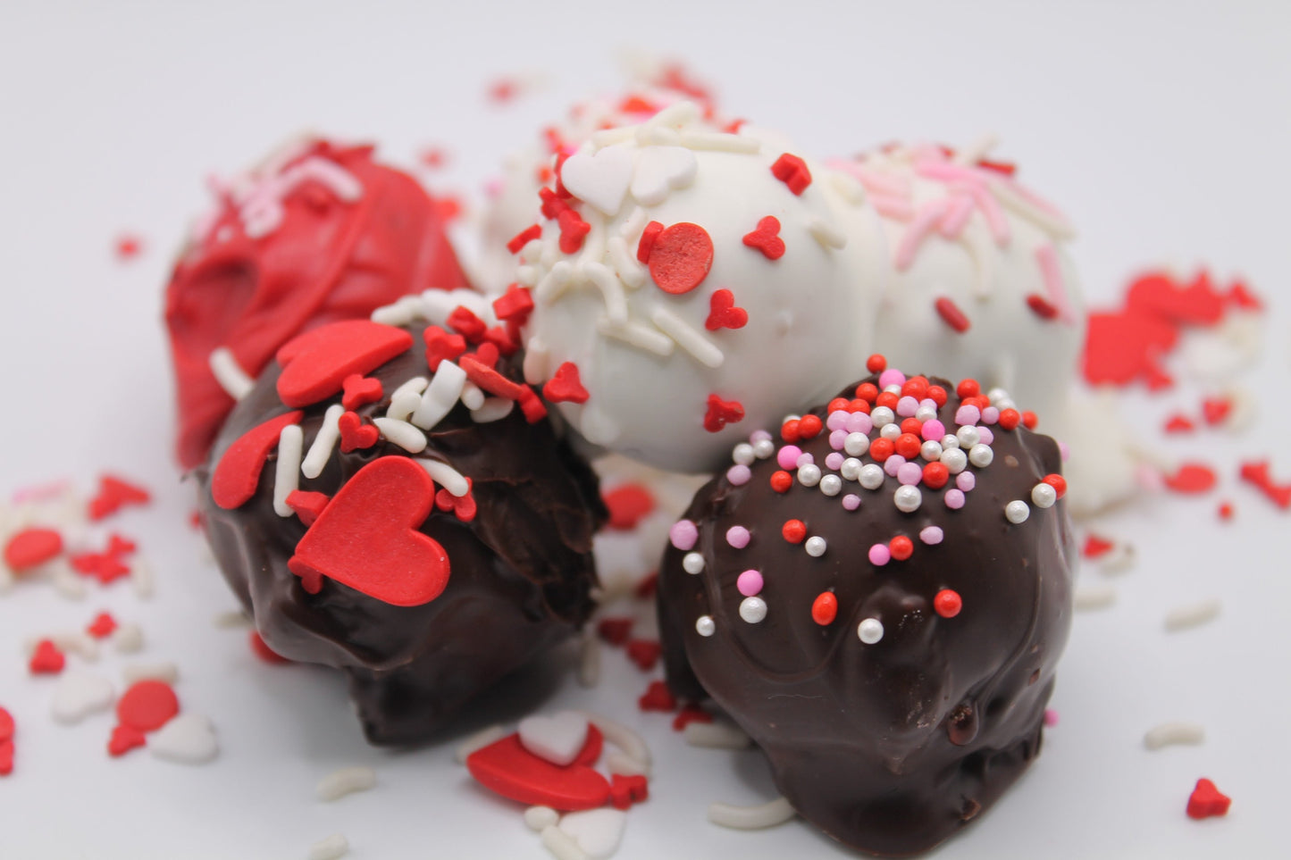 Valentines Day Edition Keto/gf Cake truffles
