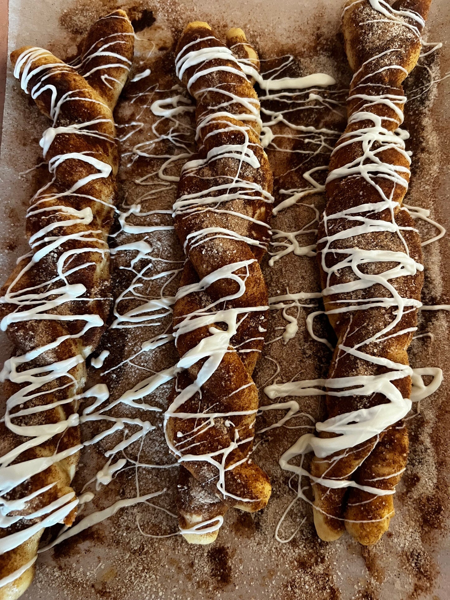 Fat Free/Sugar free Cinnamon “Sugar” Pretzels