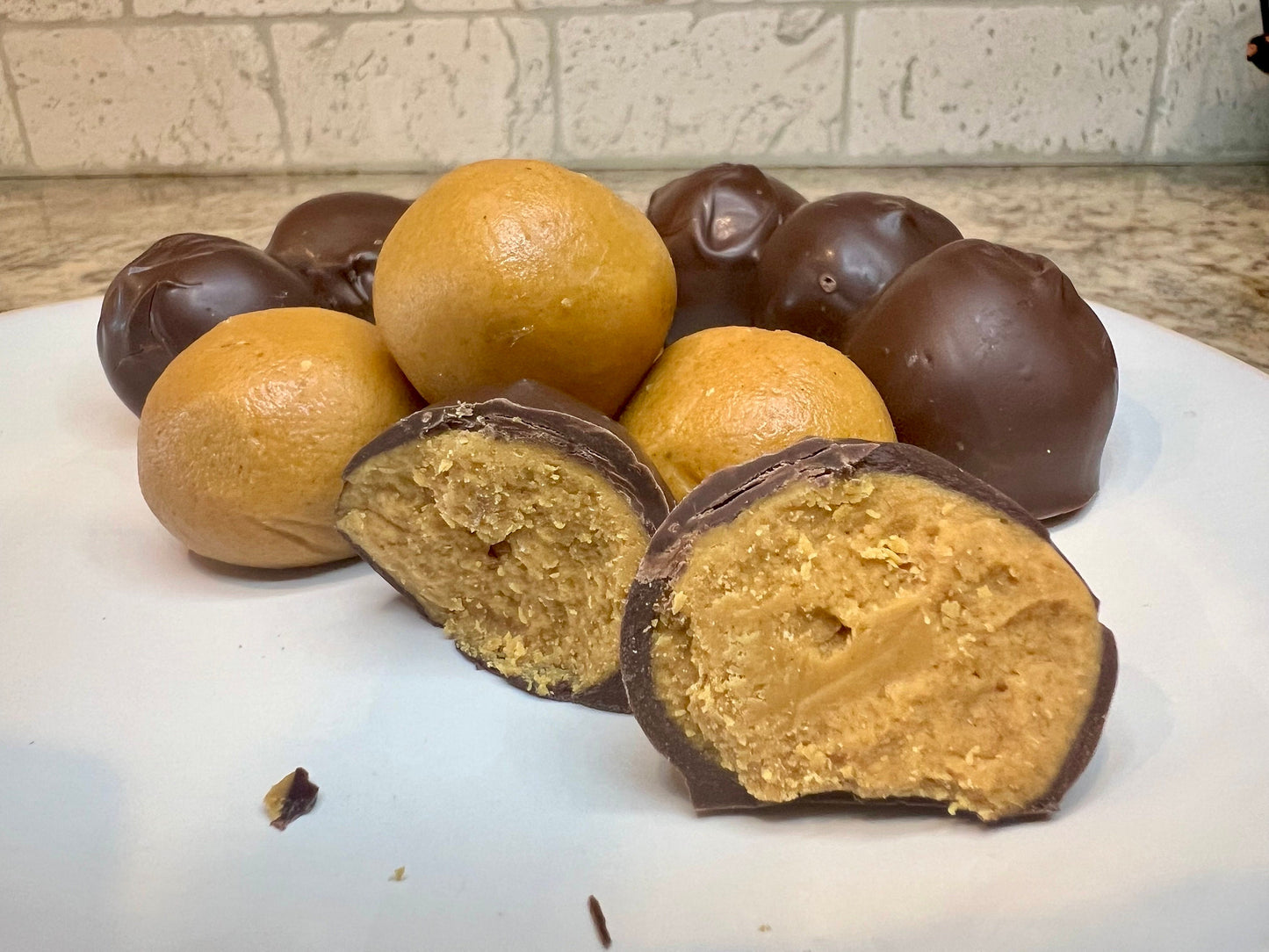 Keto/GF peanut butter truffles
