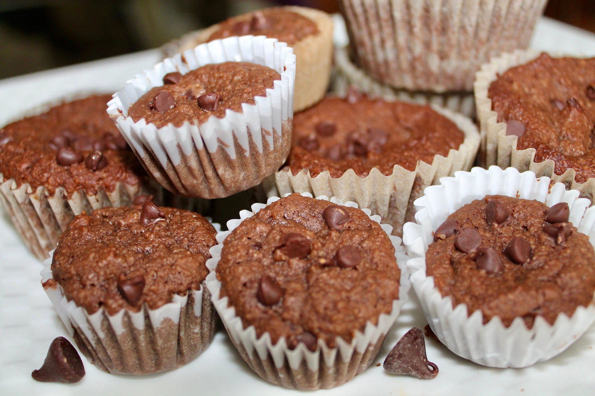 2.2g net carb Double Chocolate Chip muffins