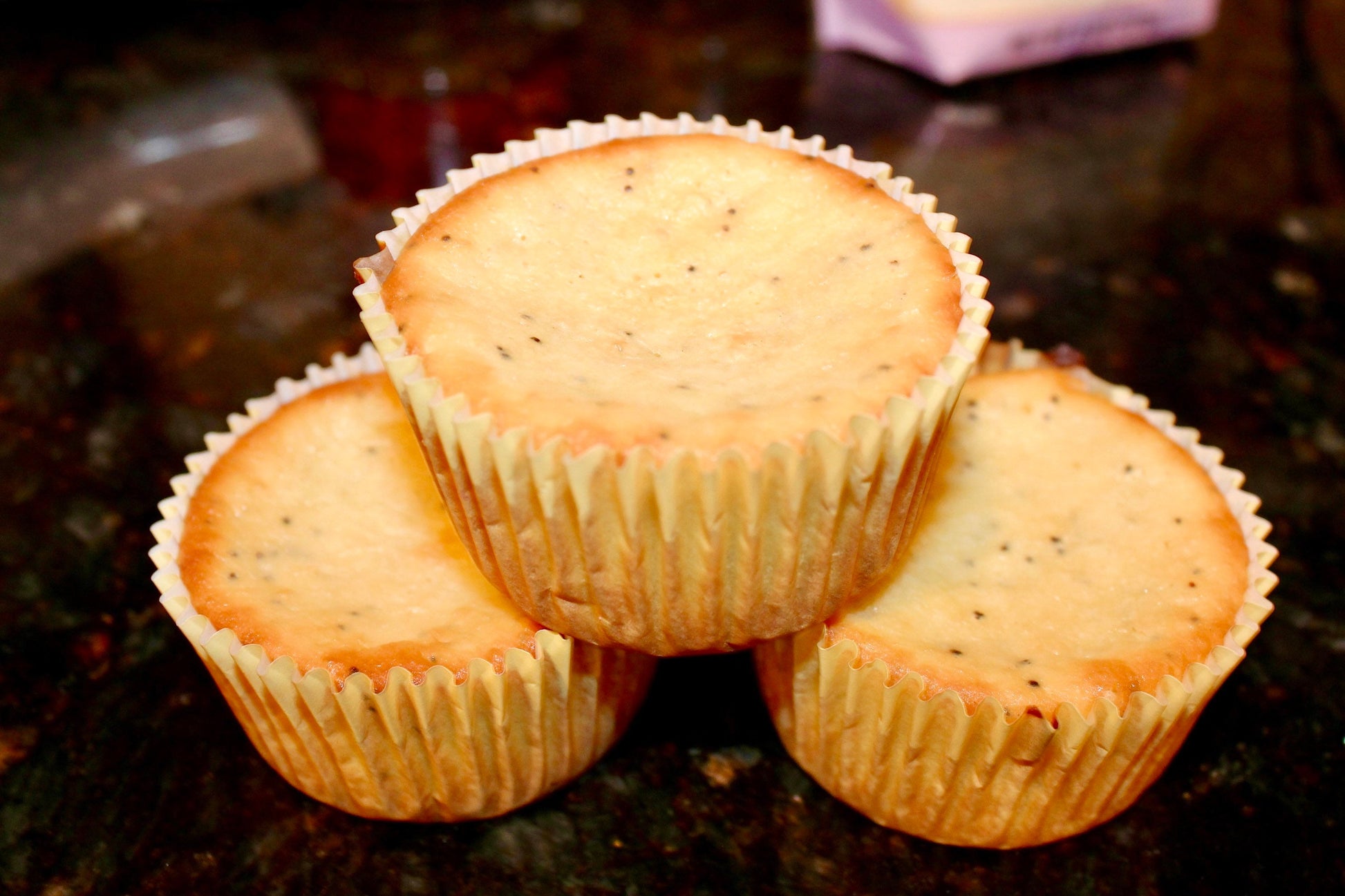 2G Net Carb Lemon Poppy Seed Muffins