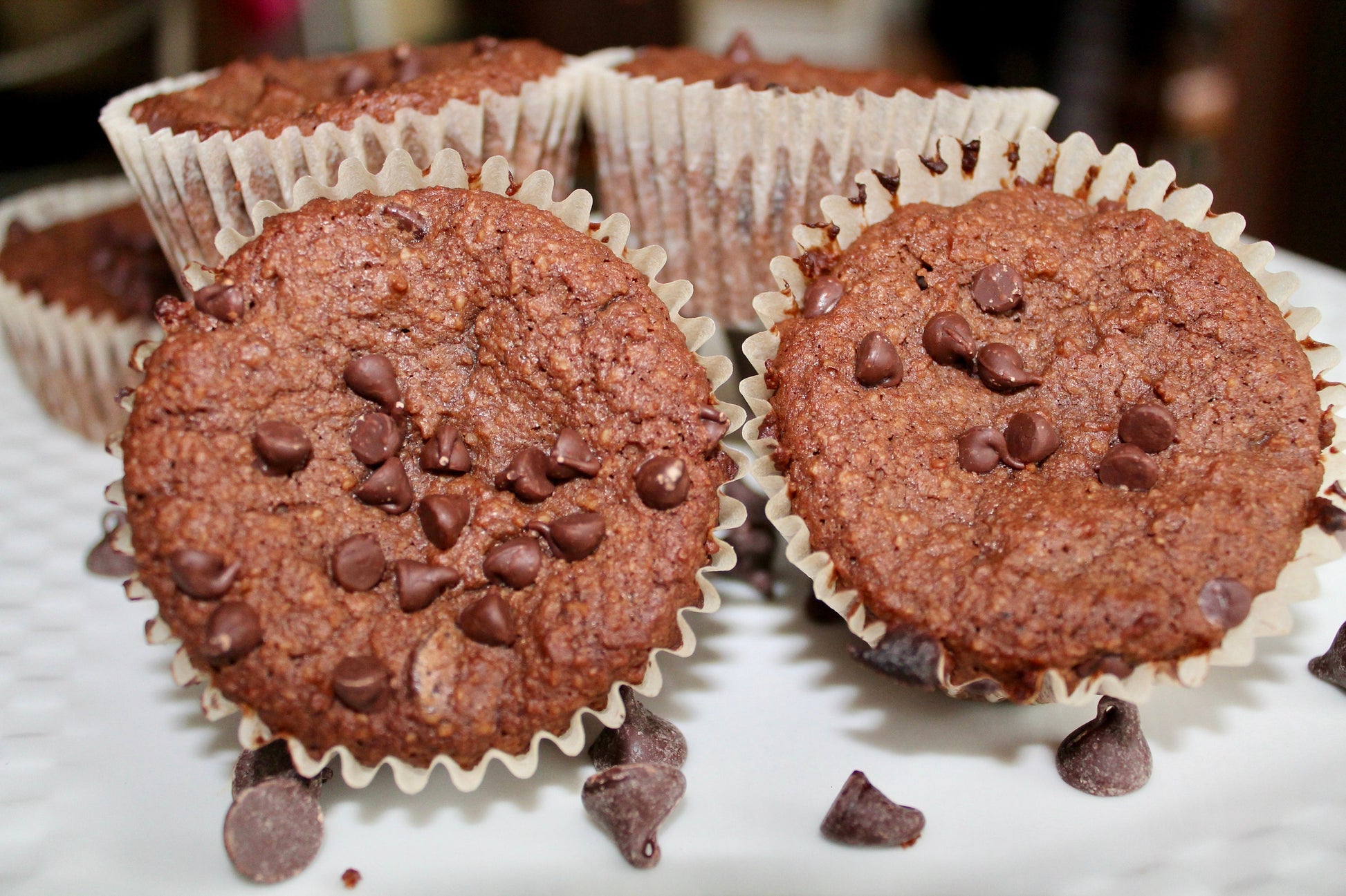 2.2g net carb Double Chocolate Chip muffins
