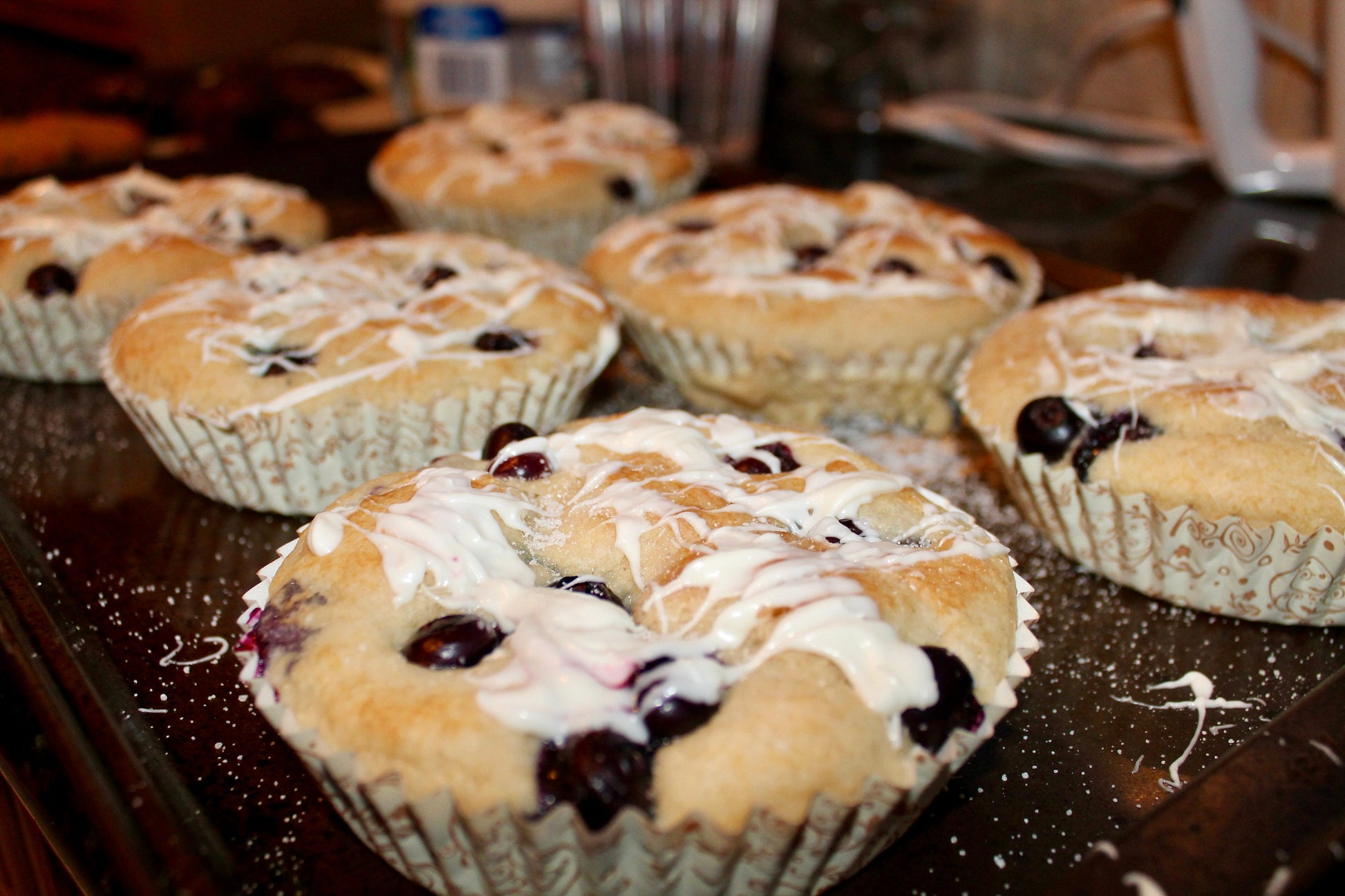 FAT FREE Blueberry muffins