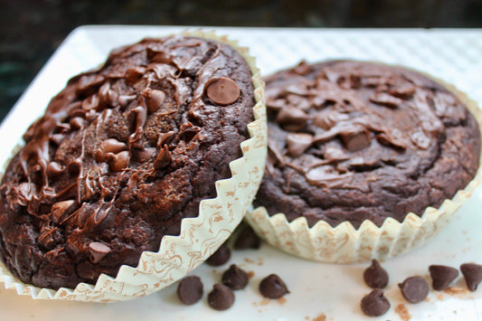 FAT FREE Chocolate Muffins