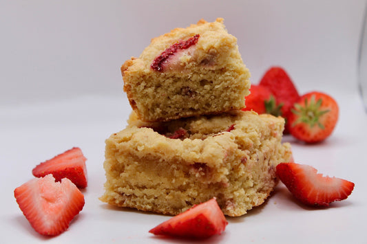 Keto/GF Strawberry Shortcake Bars