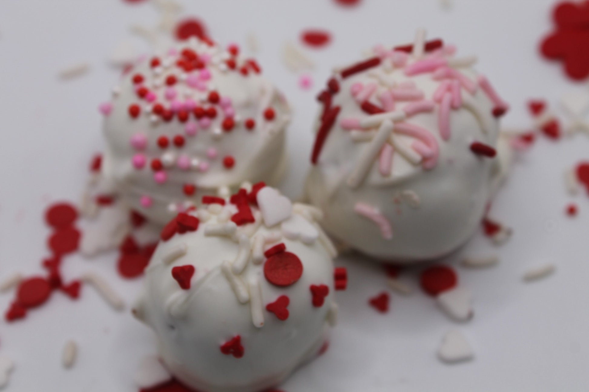 Valentines Day Edition Keto/gf Cake truffles