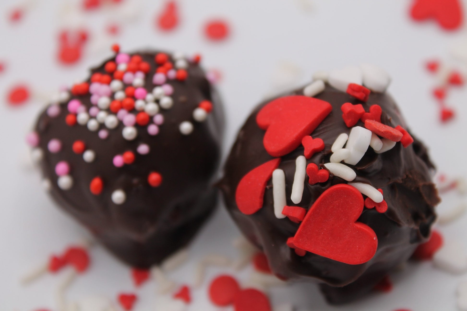 Valentines Day Edition Keto/gf Cake truffles