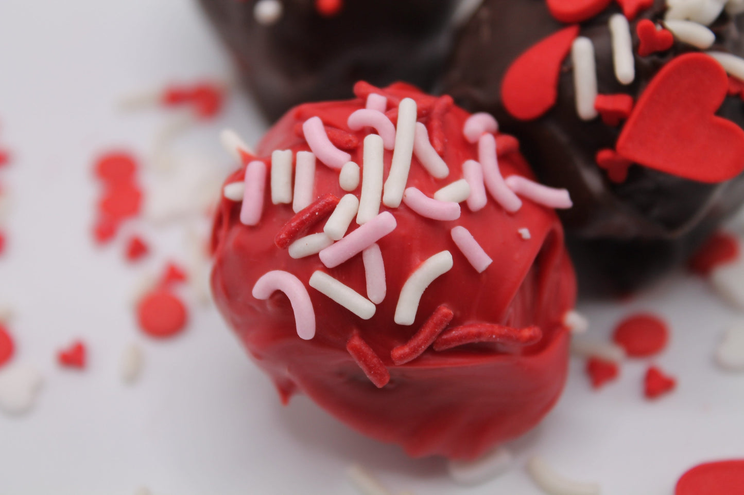 Valentines Day Edition Keto/gf Cake truffles