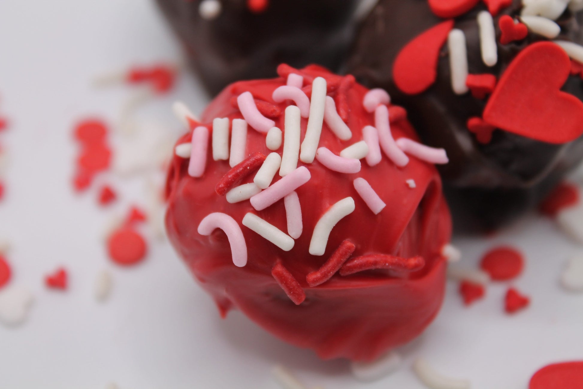 Valentines Day Edition Keto/gf Cake truffles