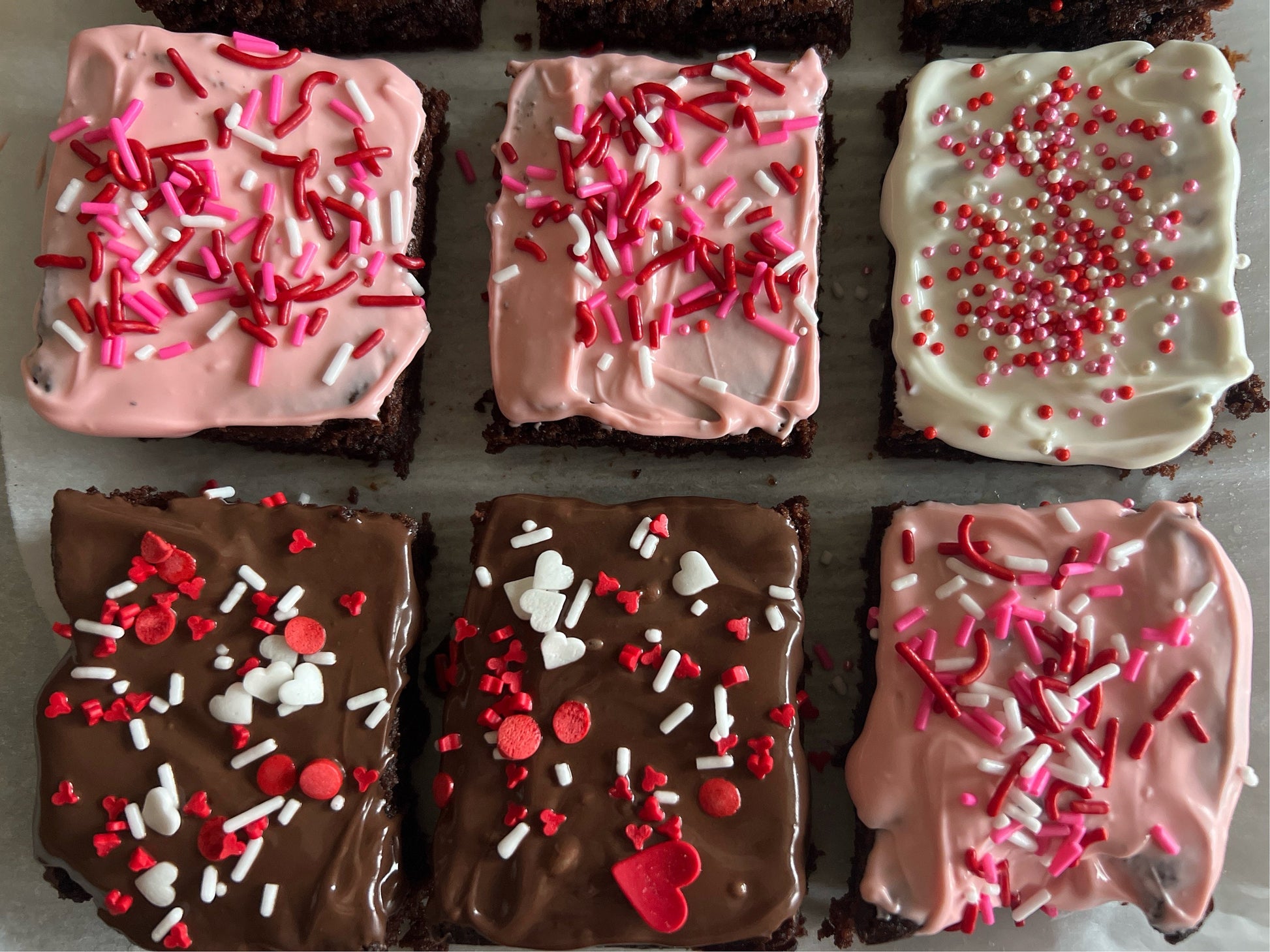 Keto/Gf Valentines Day Brownies
