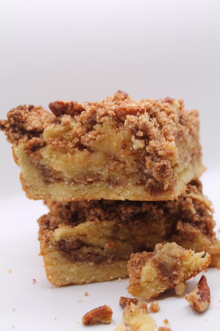 3.6 Net Carb Keto/GF Crumb Cake