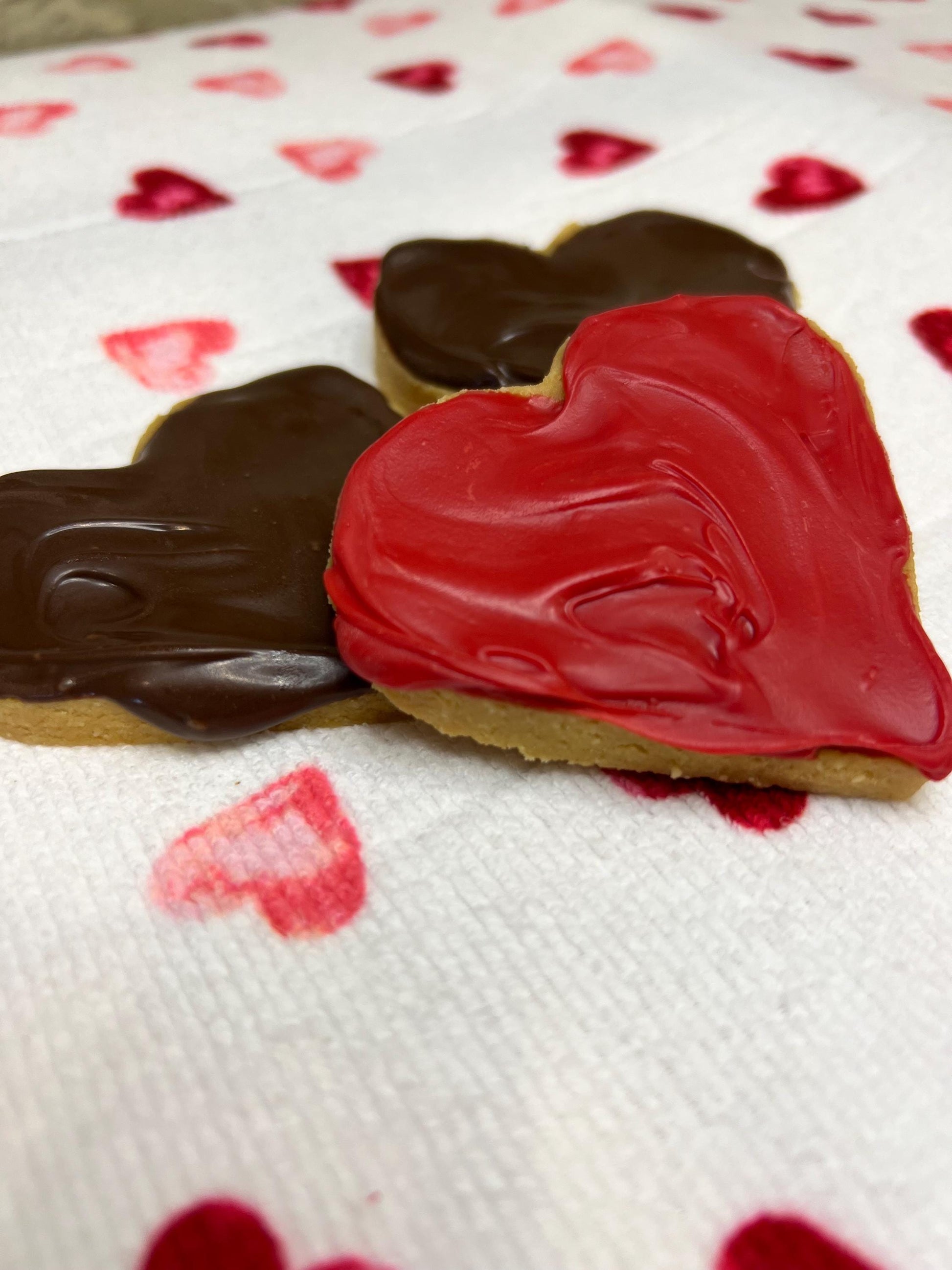 2g net carb Peanut butter hearts