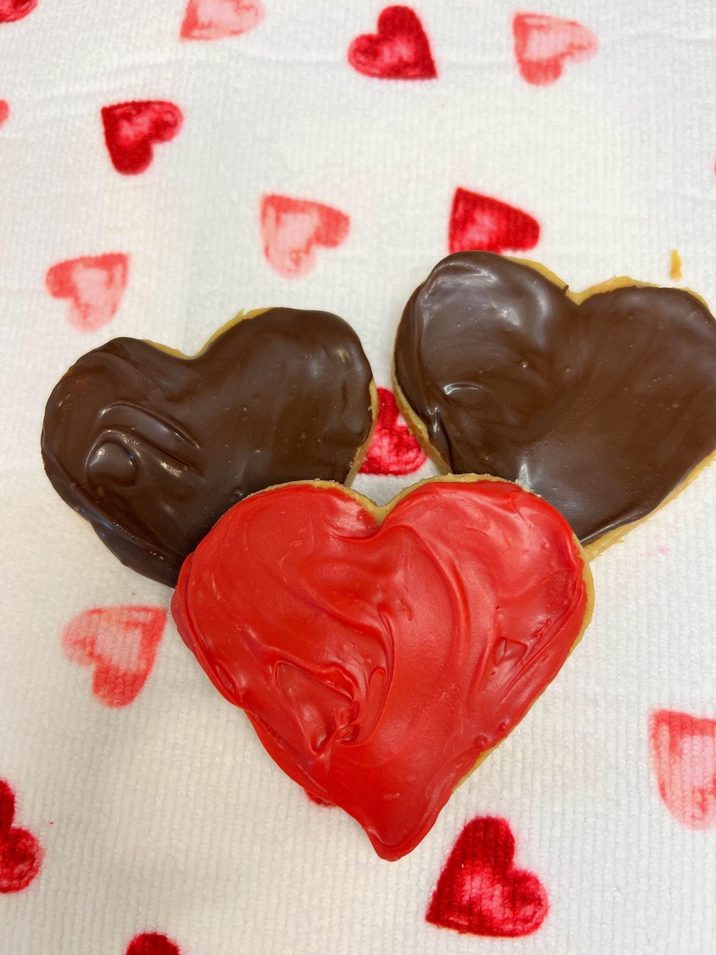 2g net carb Peanut butter hearts