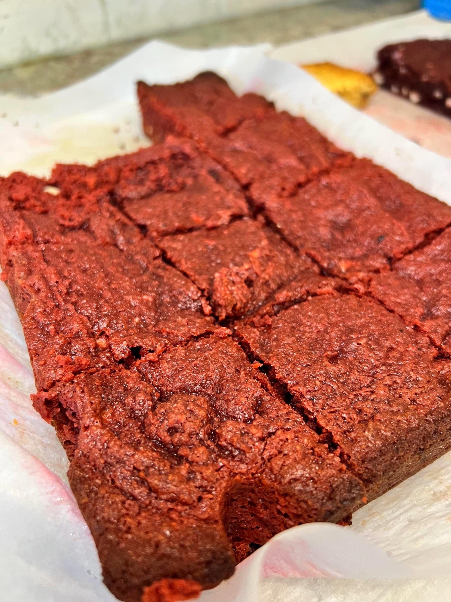 Keto/Gf Red Velvet Blondie Bars