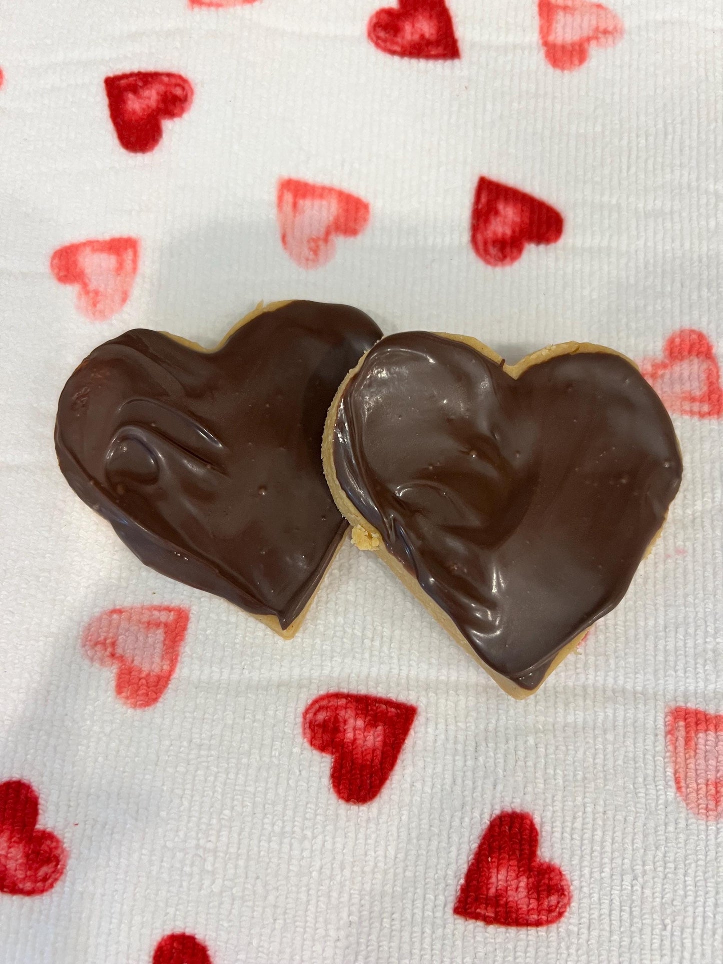 2g net carb Peanut butter hearts