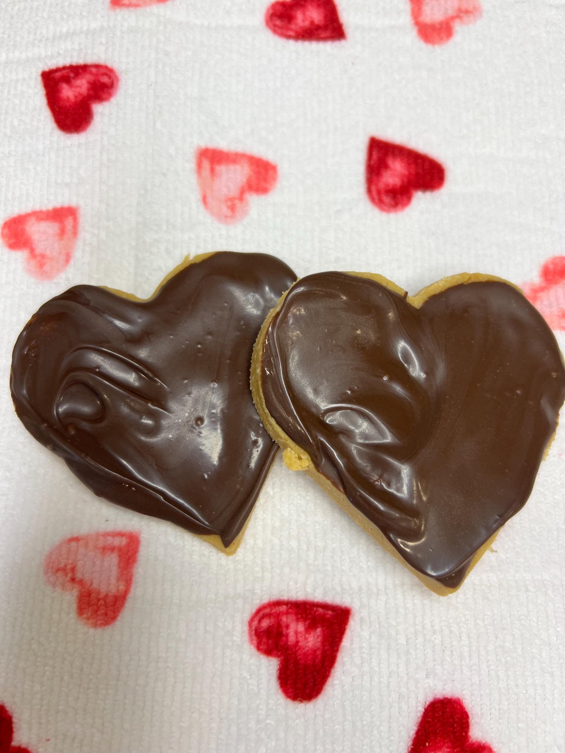2g net carb Peanut butter hearts