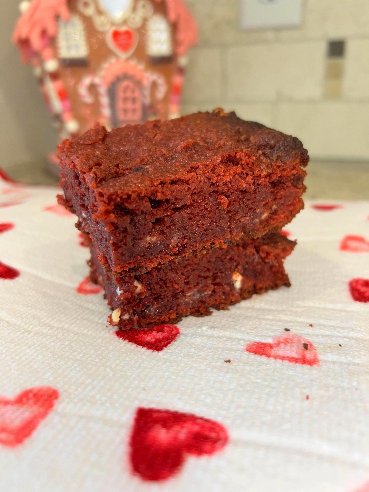 Keto/Gf Red Velvet Blondie Bars
