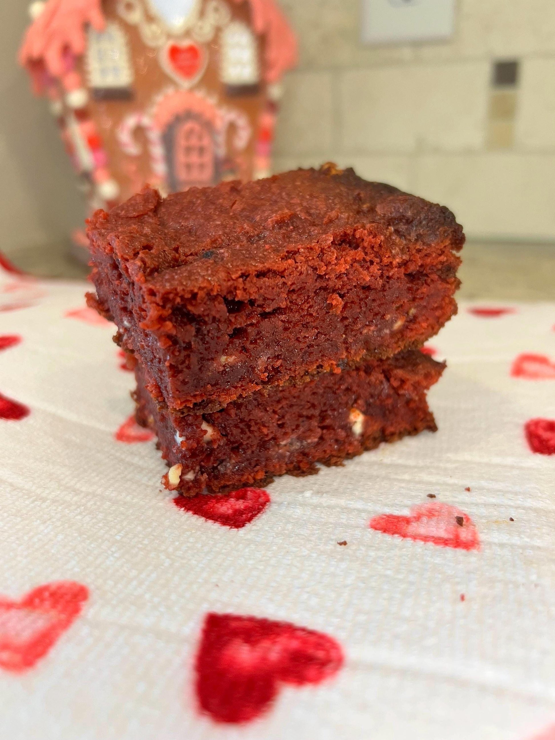 Keto/Gf Red Velvet Blondie Bars