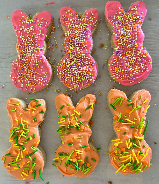 KETO/GF 1.5 Net Carb Spring Time Bunny Cookies