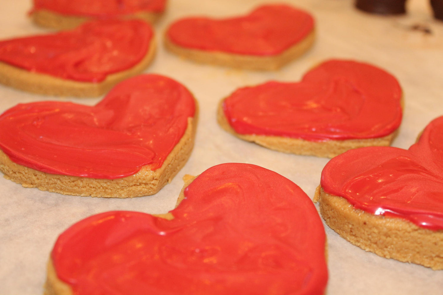 2g net carb Peanut butter hearts