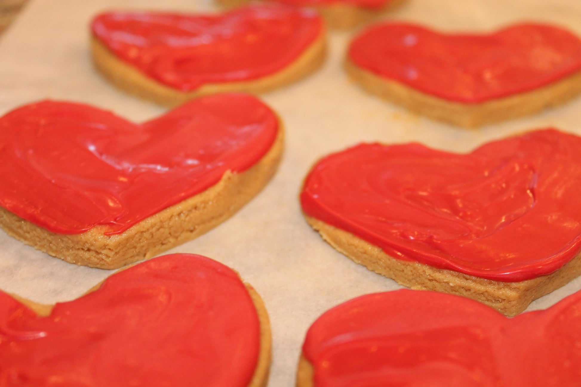 2g net carb Peanut butter hearts