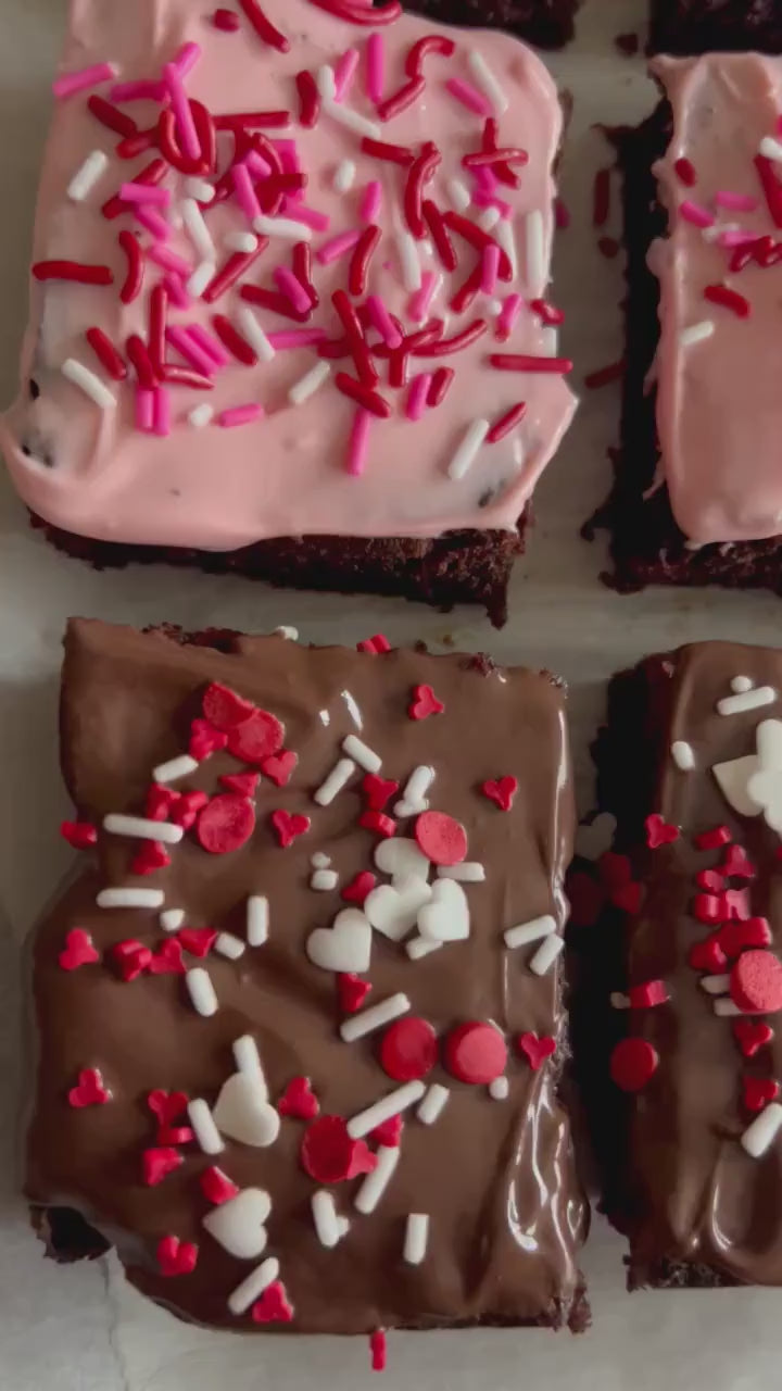 Keto/Gf Valentines Day Brownies
