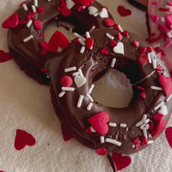 Keto/GF Valentines Day Donuts