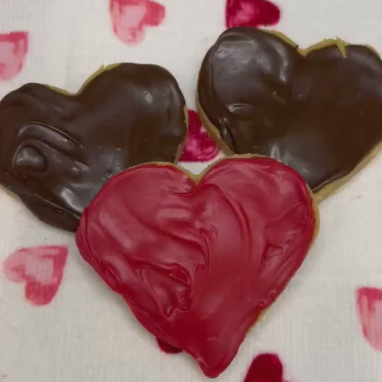 2g net carb Peanut butter hearts