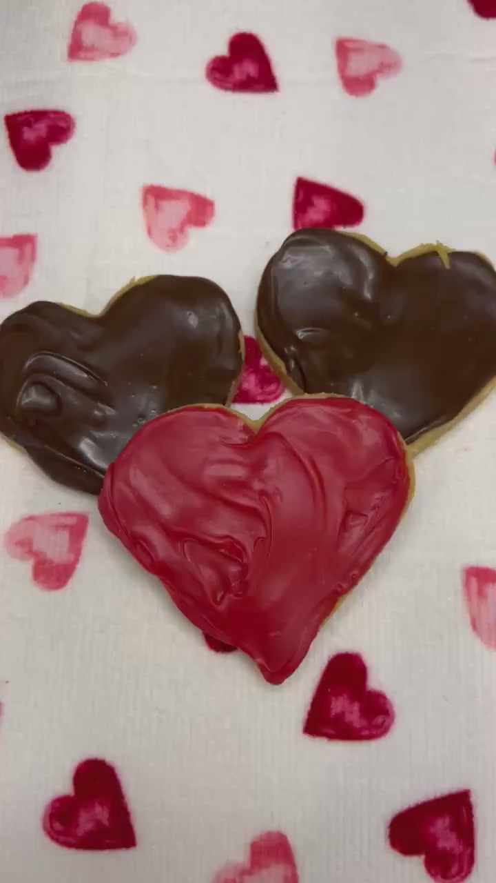 2g net carb Peanut butter hearts